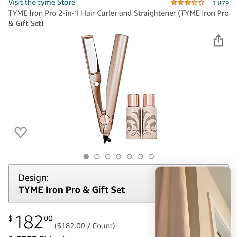 TYME 2 in 1 Curler & Straighter